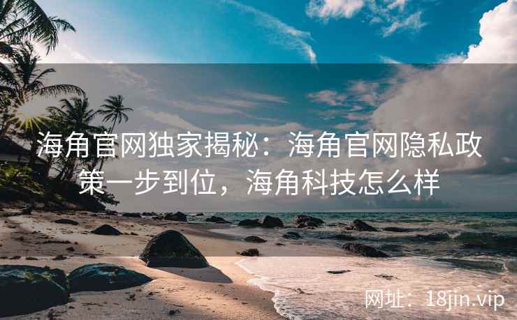 海角官网独家揭秘：海角官网隐私政策一步到位，海角科技怎么样